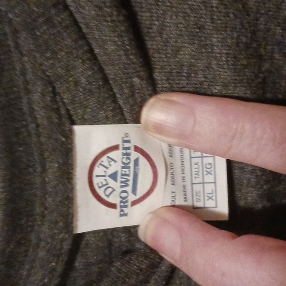 Christian long sleeve t shirt in charcoal grey, XL - Picture 5 of 5